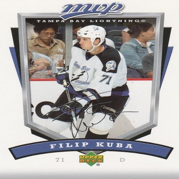 Filip Kuba - Tampa Bay Lightning Hockey Card Collection - Picture 3 of 3
